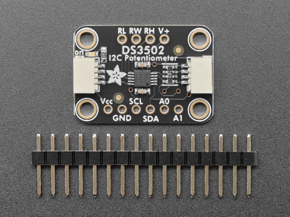 Adafruit DS3502 I2C Digital 10K Potentiometer Breakout - STEMMA QT / Qwiic