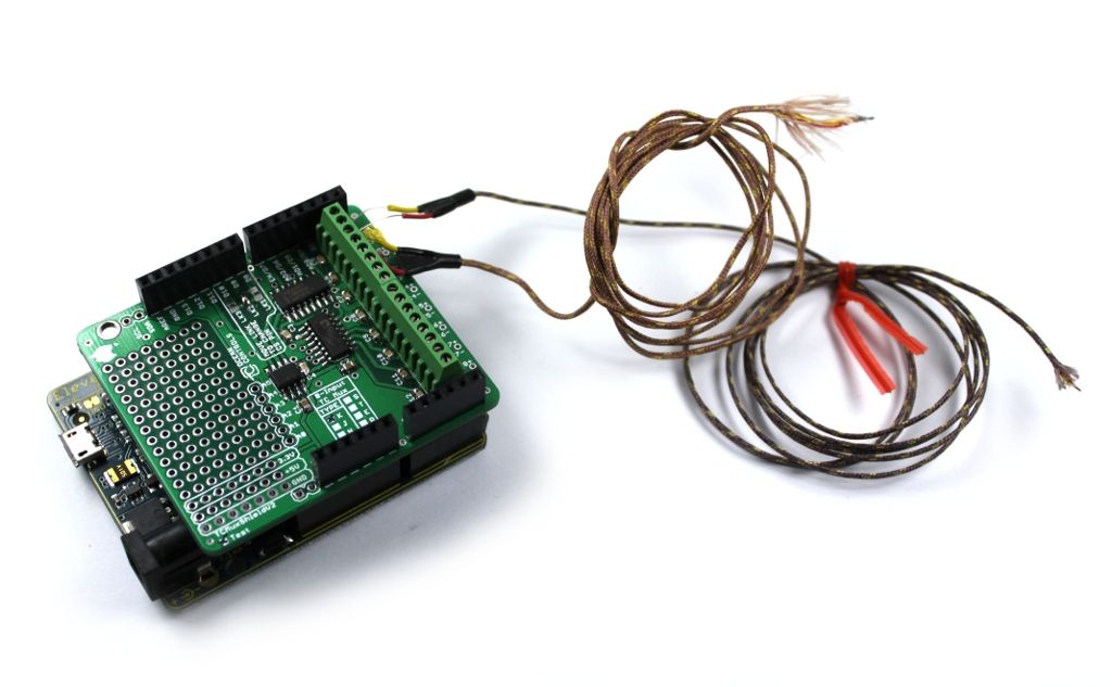 Arduino Thermocouple Multiplexer Shield (K - MAX31855K) (With Headers)