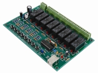 8-Channel USB Relay Card