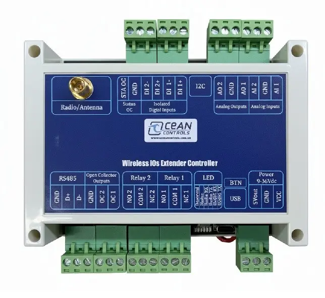[KTA-396-300M] Wireless I/O Extender (Built-in 2.4GHz Radios (up to 300 Meters))