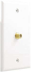 AXIS 7950W F-Jack Wall Plate (White)
