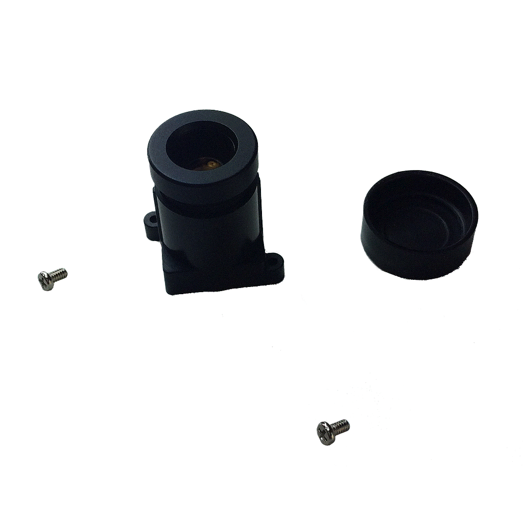 [BB224] f6.0mm F1.6 Lens and Holder with Screws - as found on C328/C329 Camera (BW) (No IR Cut Filter)
