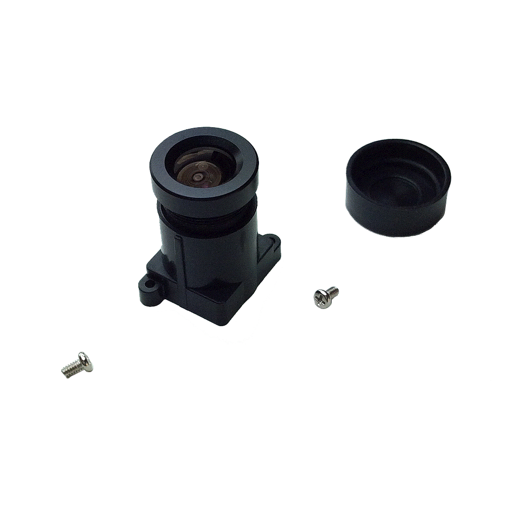 [BB232] Lens 3.6mm F2.0 Lens and Holder + screws - (BW) (No IR cut filter) as found on the C328R/C329 camera