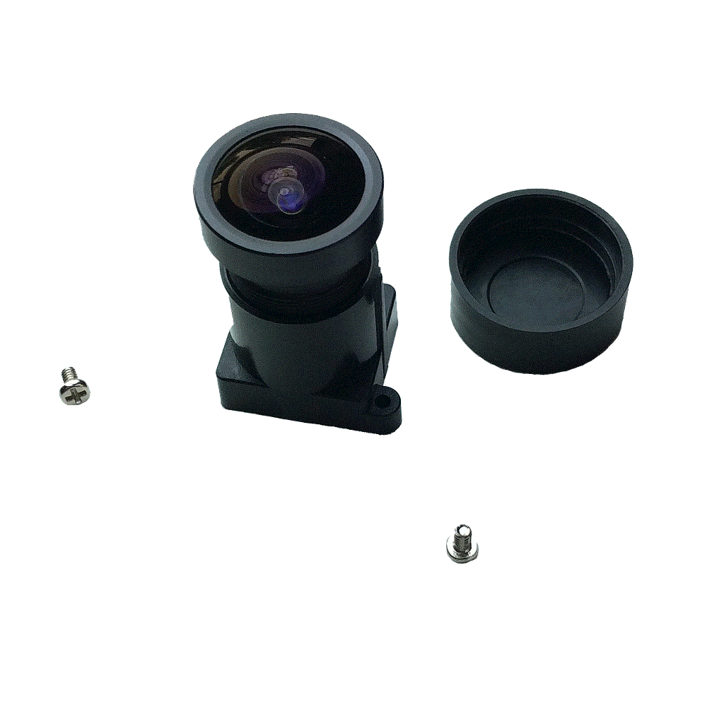 [BB289] f2.5mm F2.0 Lens and Holder and Screws - (BW) (NO IR Cut Filter) as found on the C329 and C328R Camera