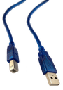 [BB293] USB 2.0 A Male to B Male 28/28AWG Cable - 3ft