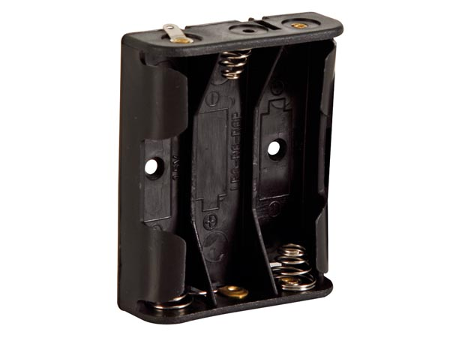 Battery Holder for 3 x AA Cells (w/ Solder Tags)