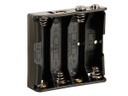 Battery Holder for 4 x AA-Cell (w/ Snap Terminals)