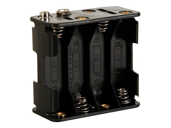 Battery Holder for 8x AA-Cell (w/ Snap Terminals)