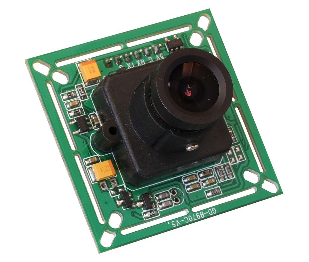 C429-L28 JPEG Compression VGA Camera Module WITH IR-CUT filter mounted on sensor & 2.8mm lens