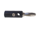 [CM2B] Connector 4mm Black Banana Plug
