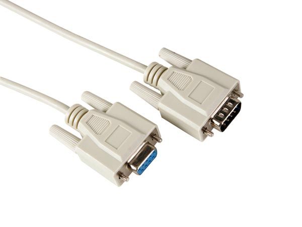 Serial Cable SUBD9 Male - SUBD9 Female / 6.6 FT (2m)