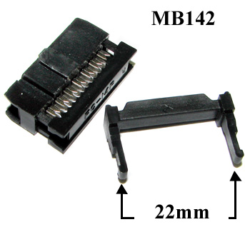 IDC 14 pin Socket dual row for ribbon cable