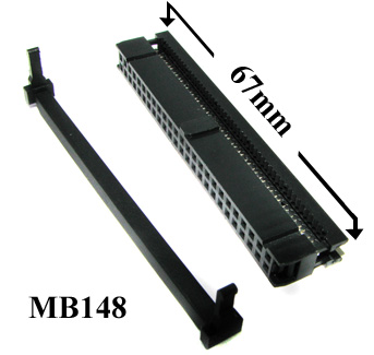 IDC 50 pin Socket dual row for ribbon cable
