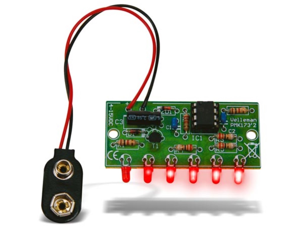 Mini-6-LED Chaser (Kit)