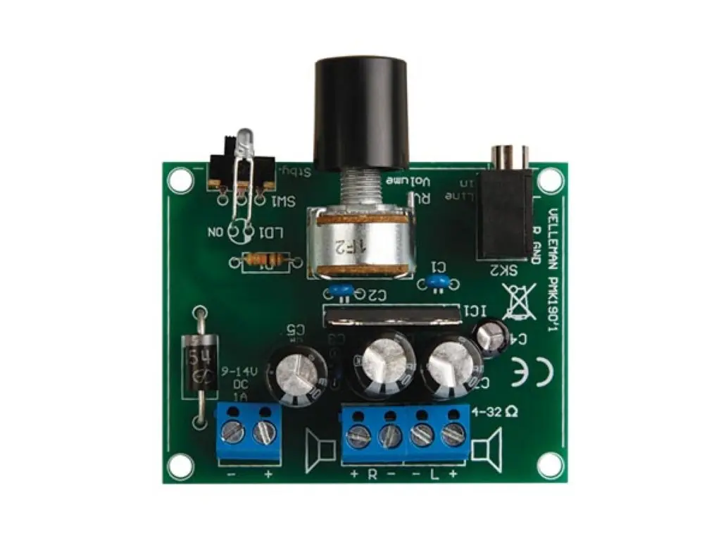 [WSAH190] 2X5W Amplifier for MP3 Player (Kit)