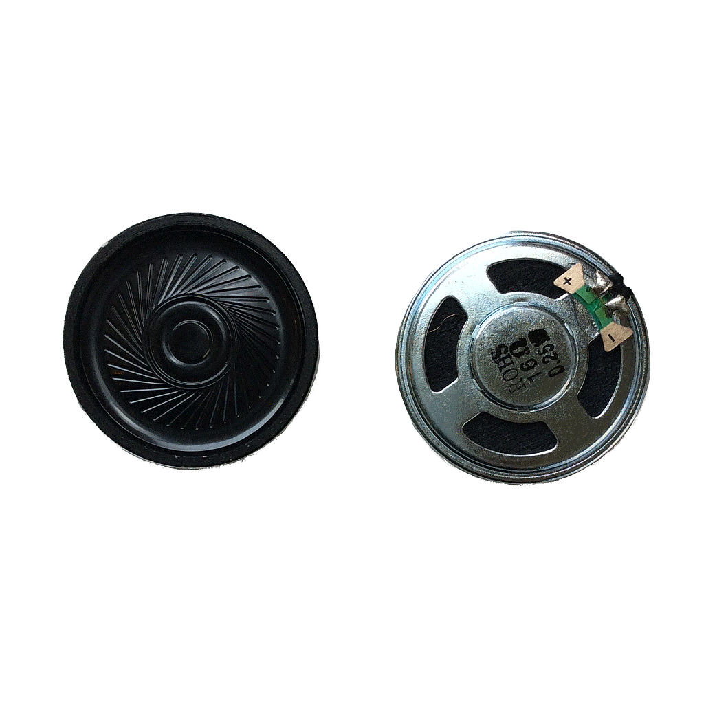 [PB240] 40mm (1.6in) Metal Housing Mylar Speaker 0.25W