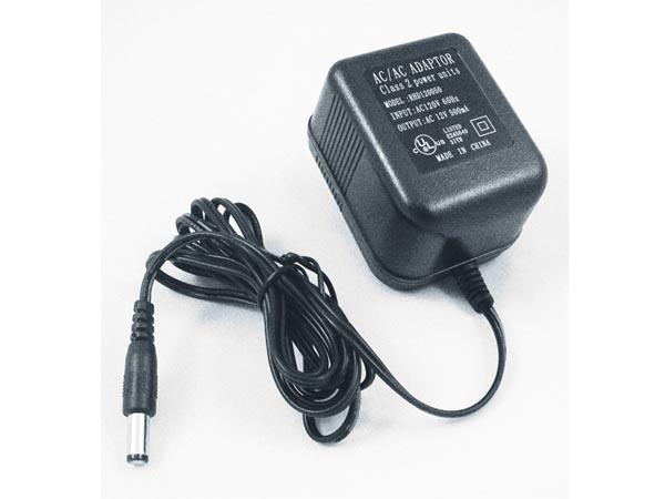 Non-Regulated Single-Voltage Adapter - AC Input AC Output - 12 VAC / 500 mA