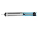 High-performance desoldering pump, manual, black/blue