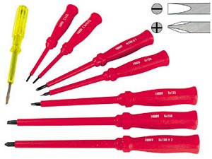 8-PC Screwdriver Set with Voltage Light Tester