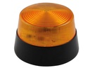 [HAA40AN] LED Flashing Light - Amber - 12 VDC - 77 mm
