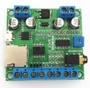 4 Buttons Triggered MP3 Player Board with 10W Amplifier and Terminal Blocks