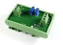 4-20mA Loop Powered Calibrator Card with DIN Rail Mount