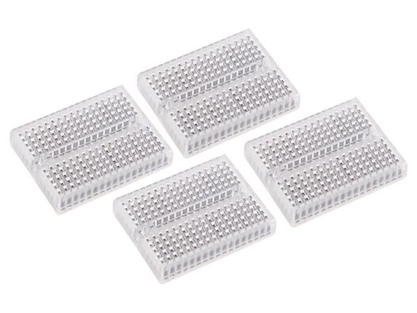 Set of Mini Breadboards - 170 Tie-Points - 4 pcs