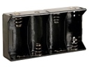 Battery Holder for 4 x D-Cell (w/ Solder Tags)