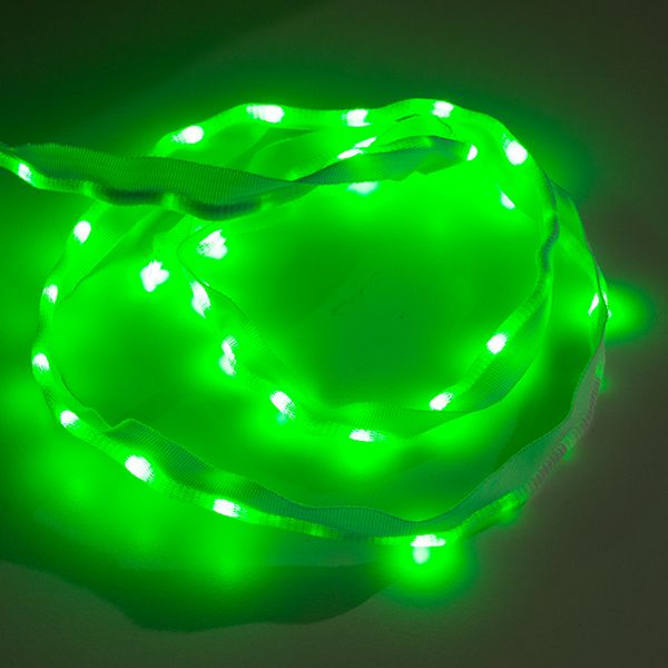 [COM-14137] Sewable LED Ribbon - 1m, 50 LEDs (Green)