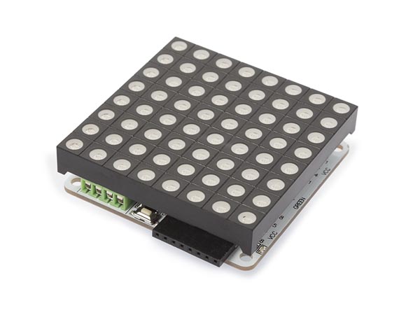 RGB Dot Matrix Board and Driver Board based on ATMega328