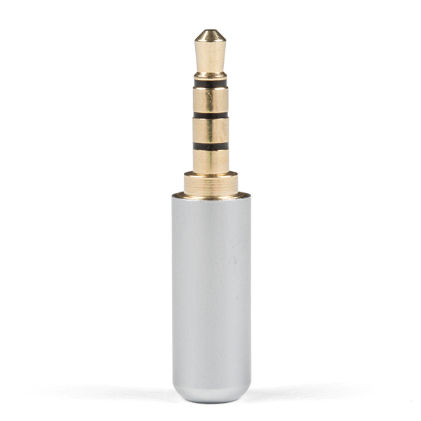 [COM-15337] TRRS Audio Plug - 3.5mm (Metal)