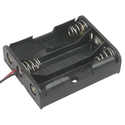 3x AA Battery Holder with 6" Wires