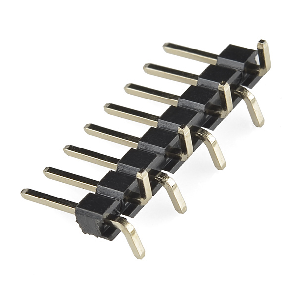 Header - 8-pin Male (SMD, 0.1")