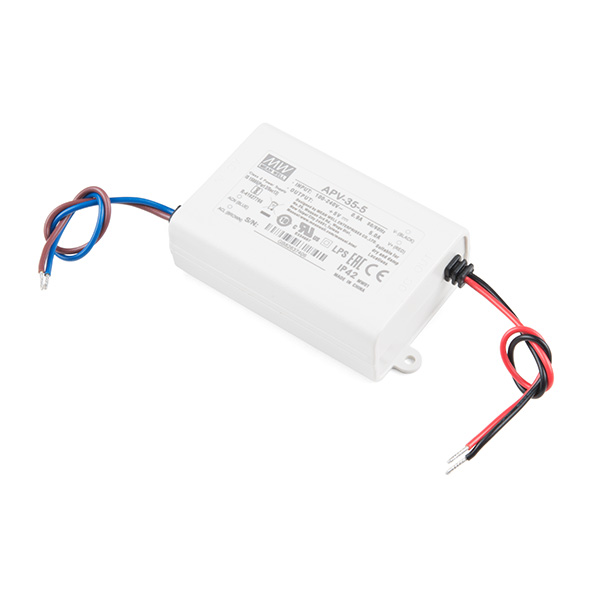 [TOL-14601] Mean Well LED Switching Power Supply - 5VDC, 5A