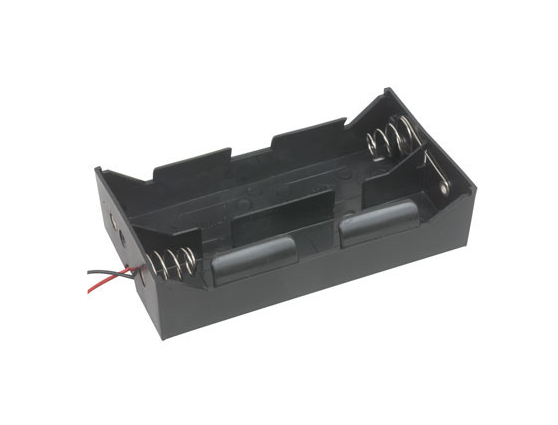 4x D Battery Holder with 6" Wires
