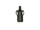 PUSH-BUTTON SWITCH OFF-(ON) BLACK 1A - 250V