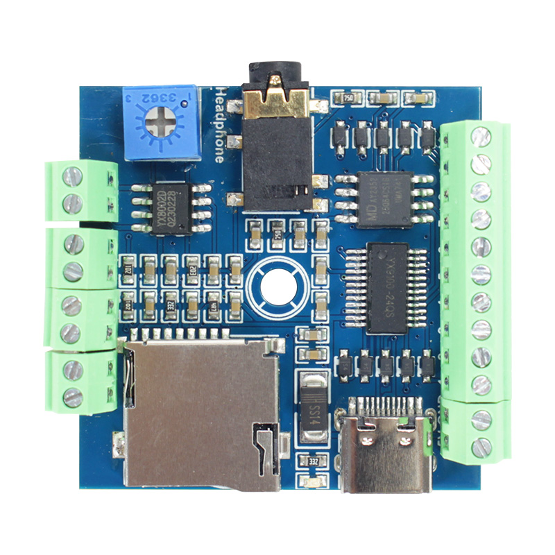 10 Buttons Triggered MP3 Player Board with 3W Amplifier and Terminal Block (V3)