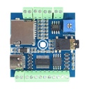 10 Buttons Triggered MP3 Player Board with 3W Amplifier and Terminal Block (V3)