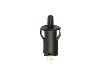 [R1858C] Push-Button Switch ON-(OFF) Black 2A - 250V
