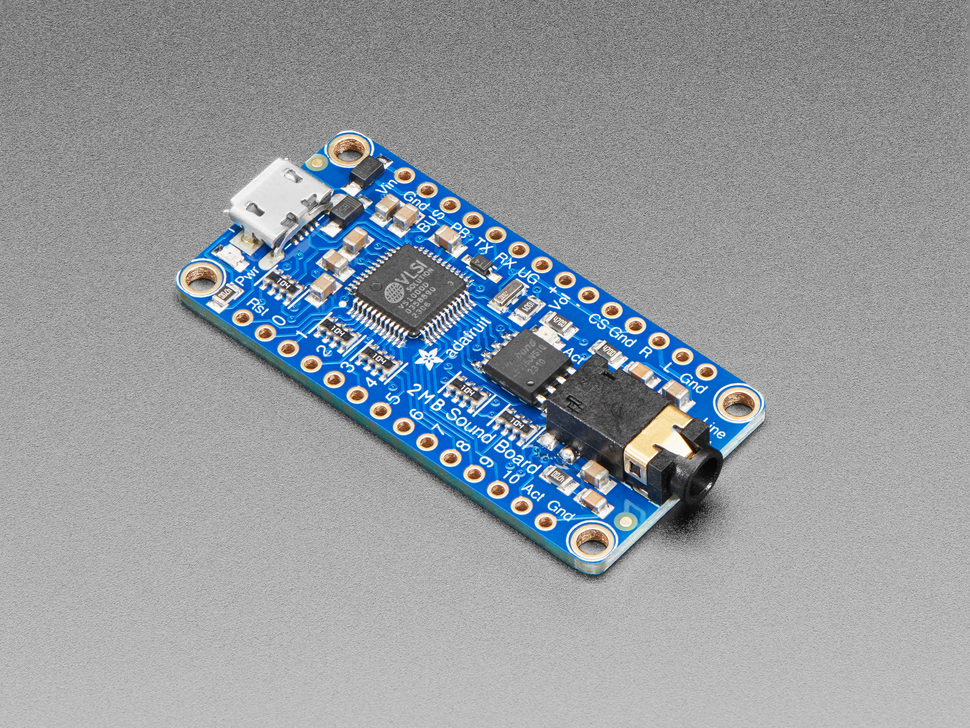 [ADA-2133] Adafruit Audio FX Sound Board - WAV/OGG Trigger with 2MB Flash