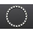 NeoPixel Ring - 24 x 5050 RGBW LEDs w/ Integrated Drivers - Natural White - ~4500K