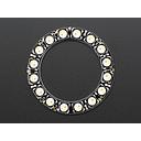 NeoPixel Ring - 16 x 5050 RGBW LEDs w/ Integrated Drivers - Natural White - ~4500K