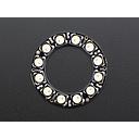 NeoPixel Ring - 12 x 5050 RGBW LEDs w/ Integrated Drivers - Cool White - ~6000K