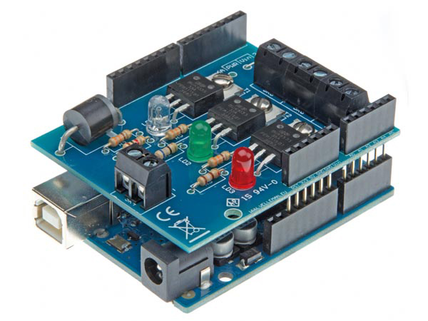 RGB Shield for Arduino, perfect for dimming, stackable
