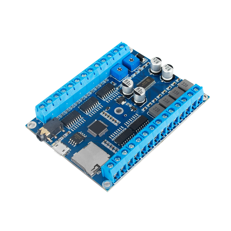 [FN-BC20-Mini] 20 Trigger Inputs Stereo Miniature MP3 Sound Playback Board with 2 x 25 Watts Amplifier