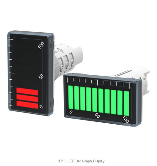 ITP15 LED Bar Graph Indicator 0-10 V / 4-20 mA