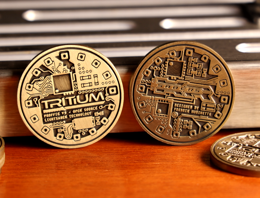 Proffieboard V3.9 Launch Challenge Coin