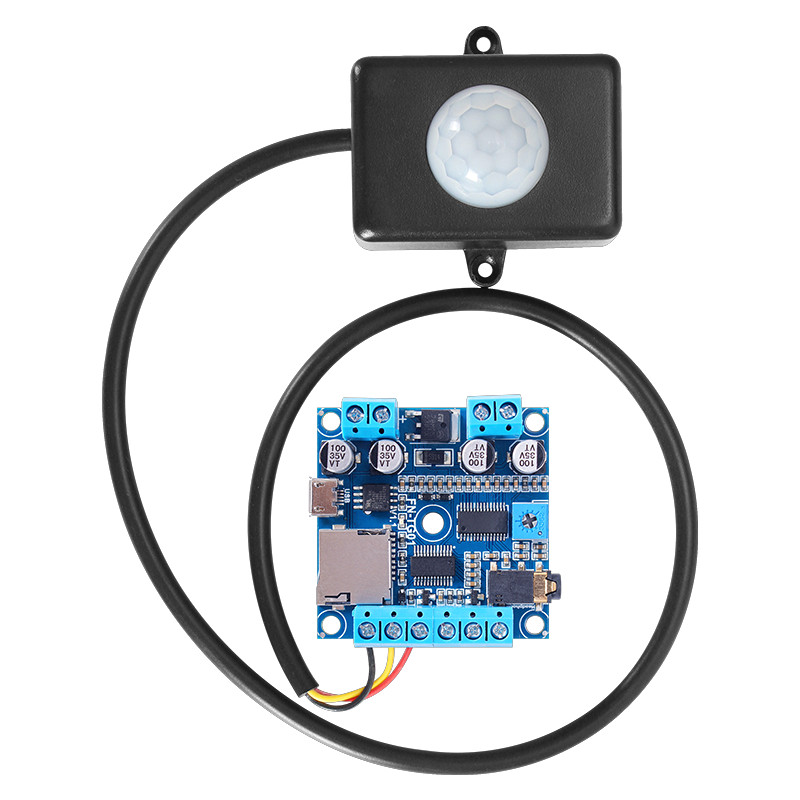Motion Sensor MP3 Player Module with Load Output and PIR