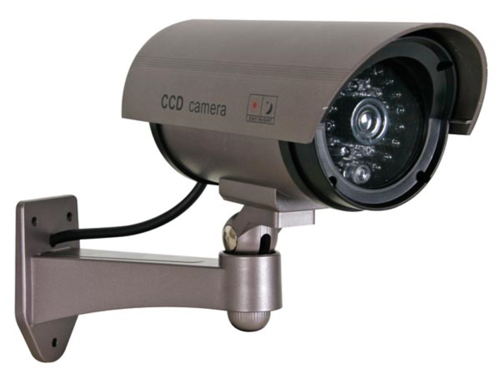 [CAMD7N] Dummy Bullet Camera with IR LEDs and Red LED