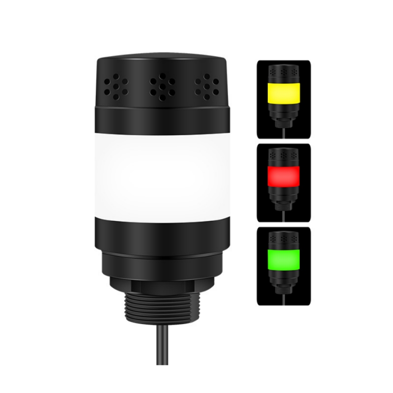 Modbus RTU Audible and Visual Alarm with 3 Color Signal Light3-for Workshop Machines and Industrial Equipment